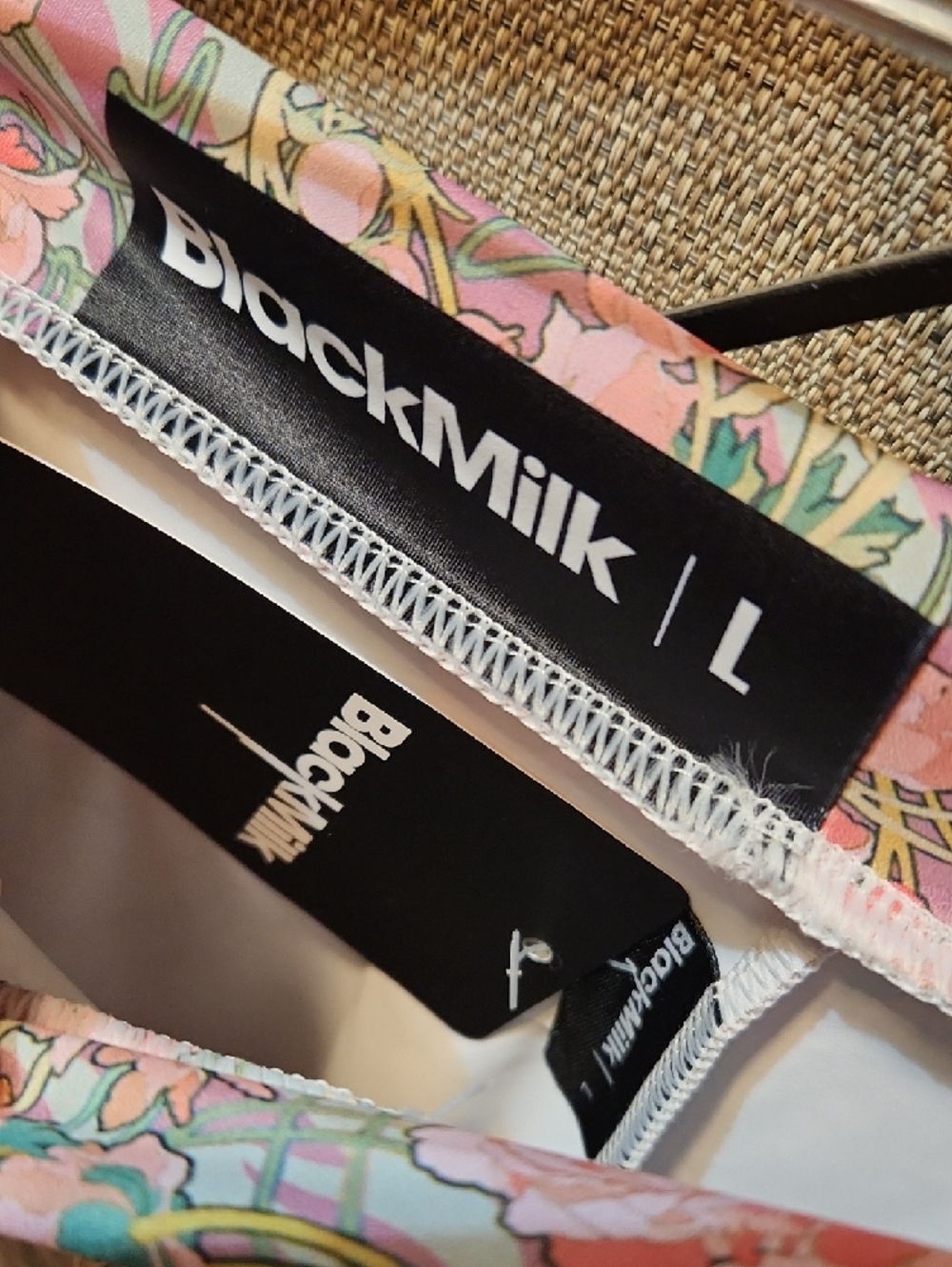 Blackmilk Pink Art Nouveau Floral Circle Skirt - Picture 2 of 3